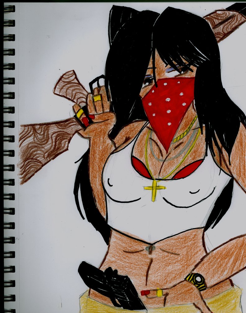 792x1009 Gangsta Girl By K123money