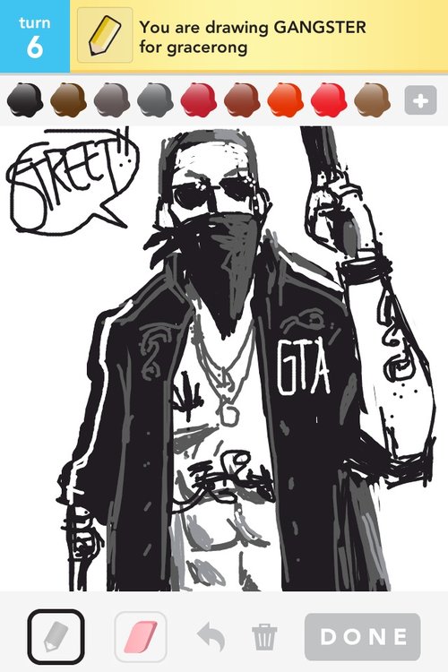 500x750 Gangster Drawings
