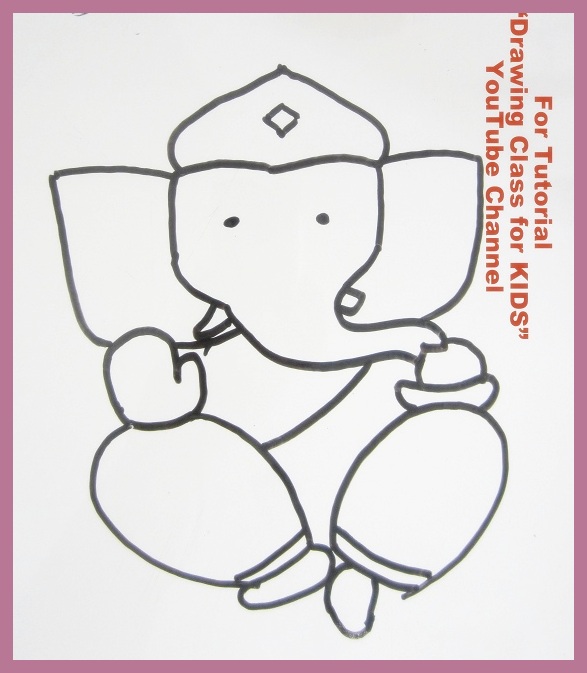 587x673 Ganesh Chaturthi Special Ganesha Ganpati Drawing For Kids 20 Non