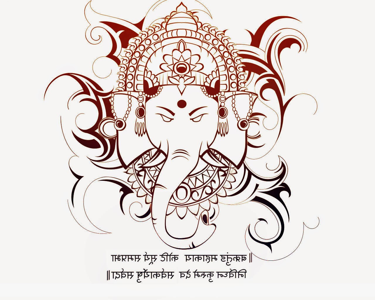 1280x1024 Pencil Sketches Of Ganpati Face Lord Ganesh Sketch Pencil Drawing