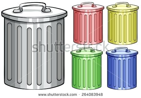 450x314 Trash Can Drawing