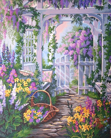 Garden Gate Drawing at GetDrawings | Free download