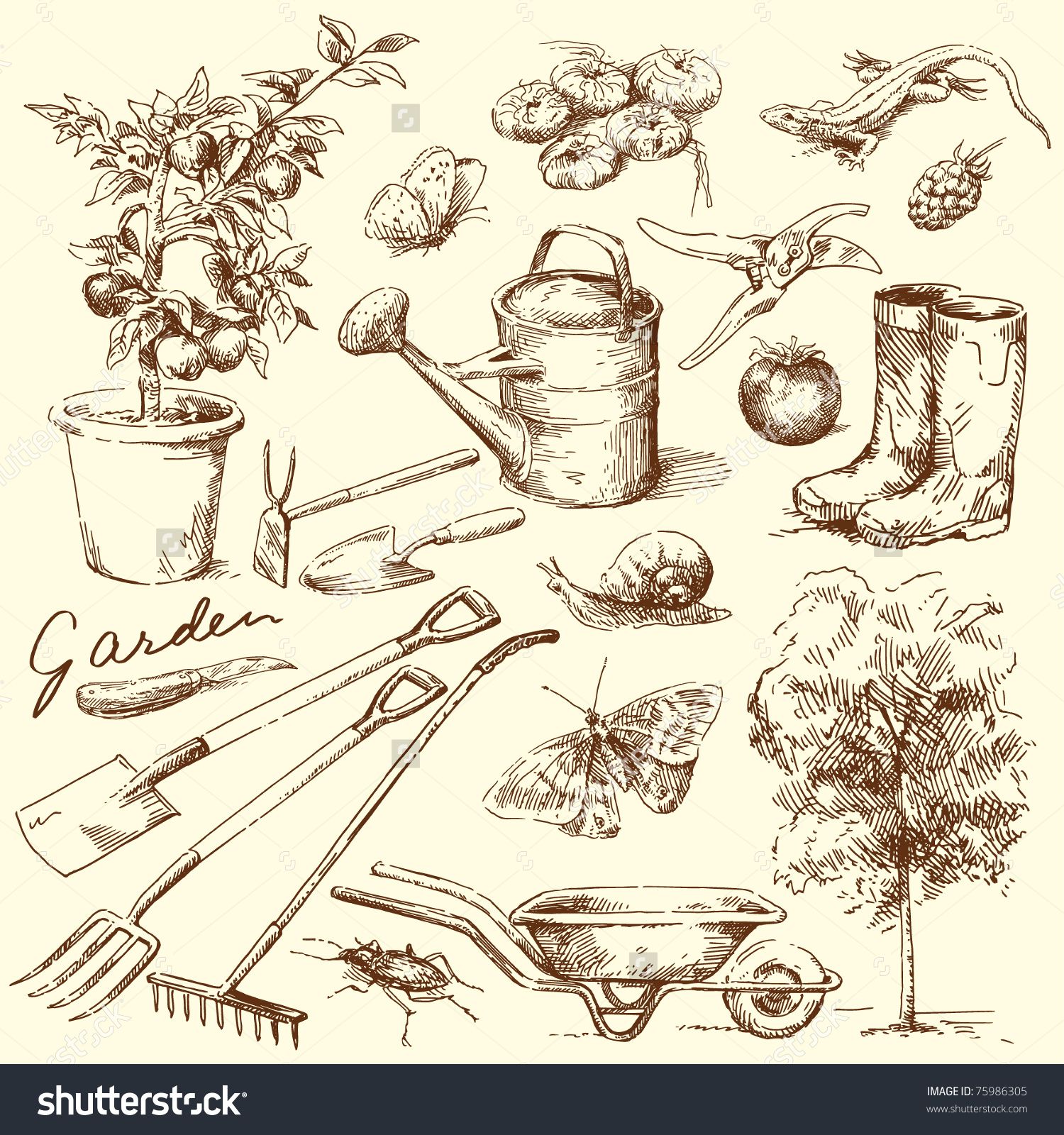 1500x1600 Gardening Tools And Equipment