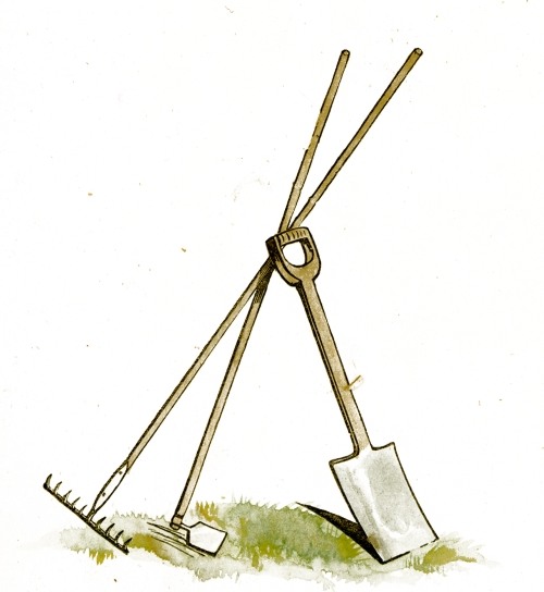 500x544 Gardening Tools Clip Art
