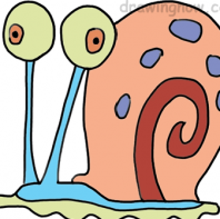 198x197 How To Draw Gary The Snail From Spongebob Squarepants Lessons