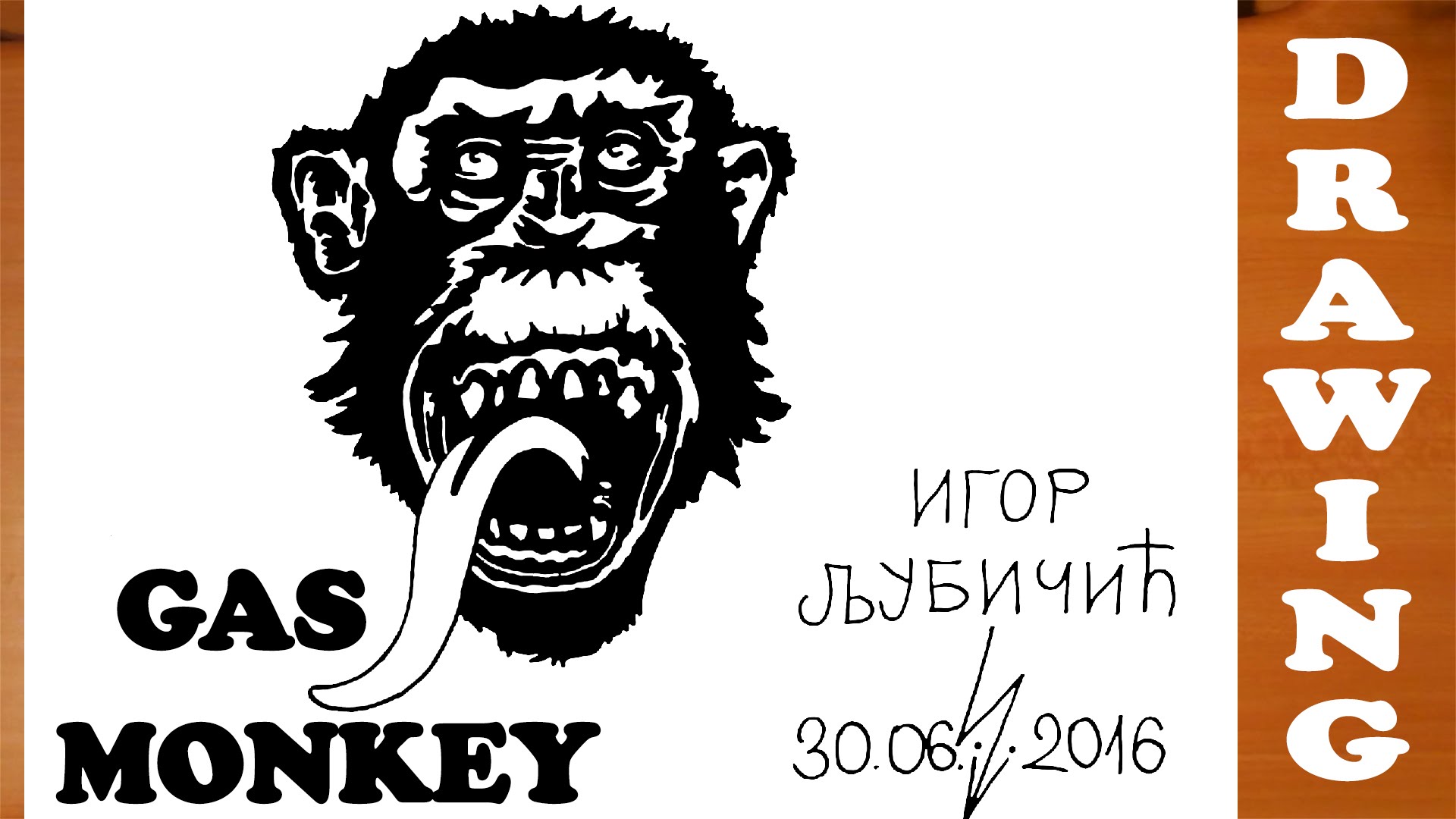 1920x1080 How To Draw A Chimpanzee Monkey Easy For Kids And Color
