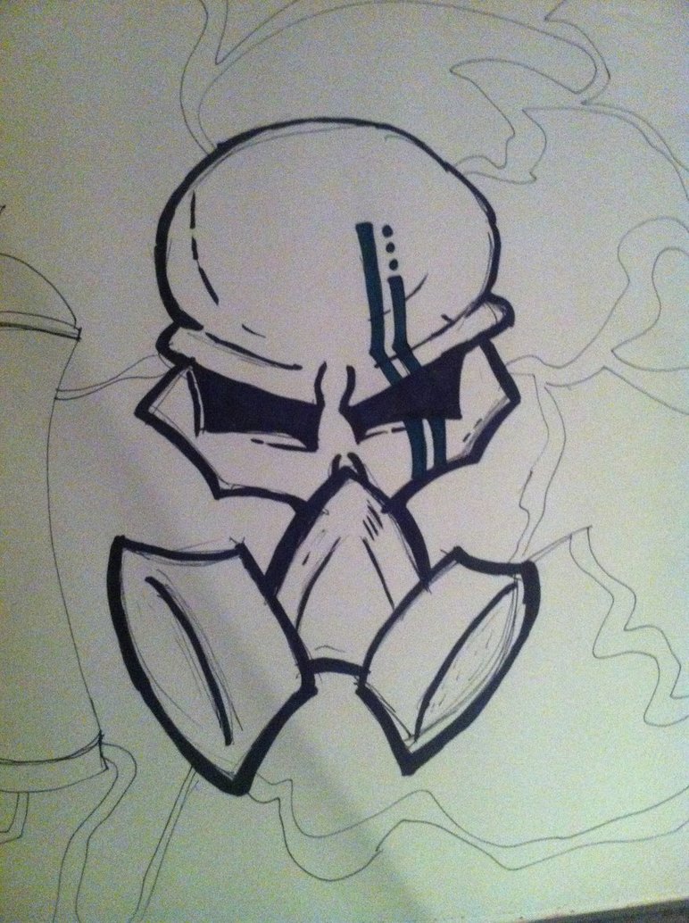 772x1034 Gas Mask Skull By Tspec Graffitiart
