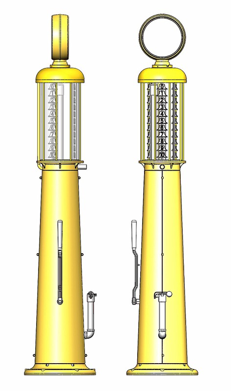 473x800 Photo Project Outline Gas Pump For The Groveland Garage Album