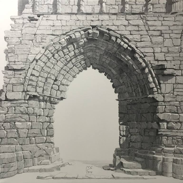 770x770 Saatchi Art The Ancient Gate. Ruins Of St. Andrew's Cathedral