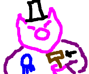 300x250 Pig Judge Slamming Gavel (Drawing By Alex2400)