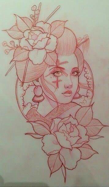 356x607 Ainnkampf Tattoos Tattoo, Geisha And Oriental