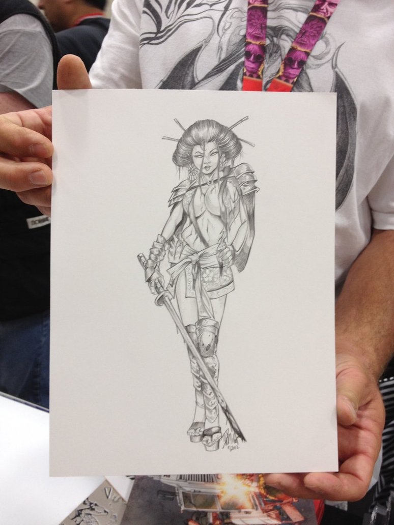 774x1032 Commission Warrior Geisha By Dw Miller By Conceptsbymiller