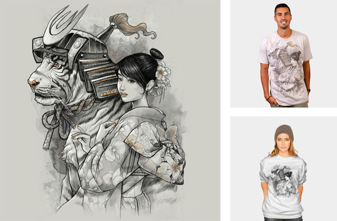 691x452 Deadly Samurai Tees Design By Humans