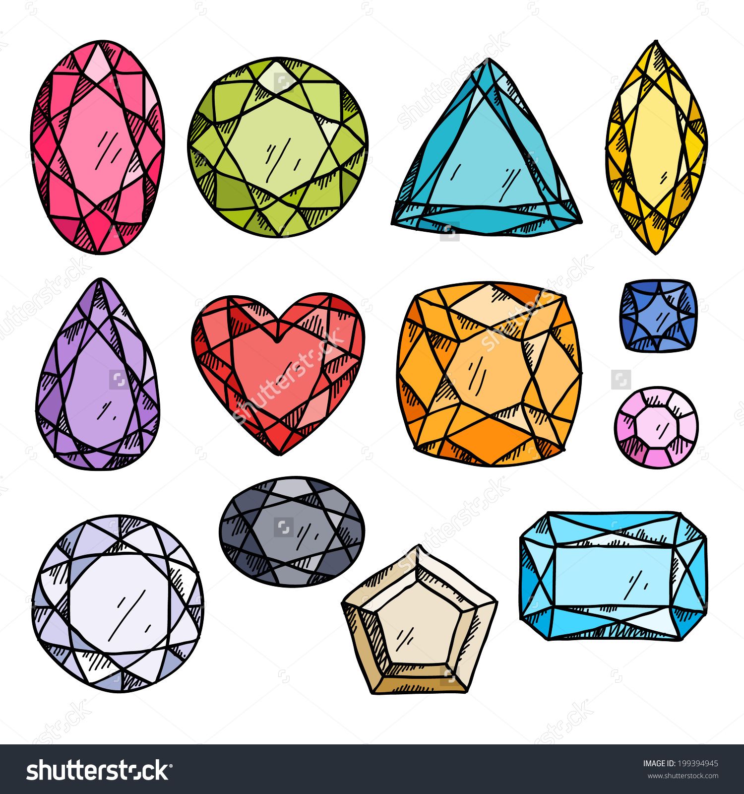 1500x1600 Aquamarine Gem Drawing
