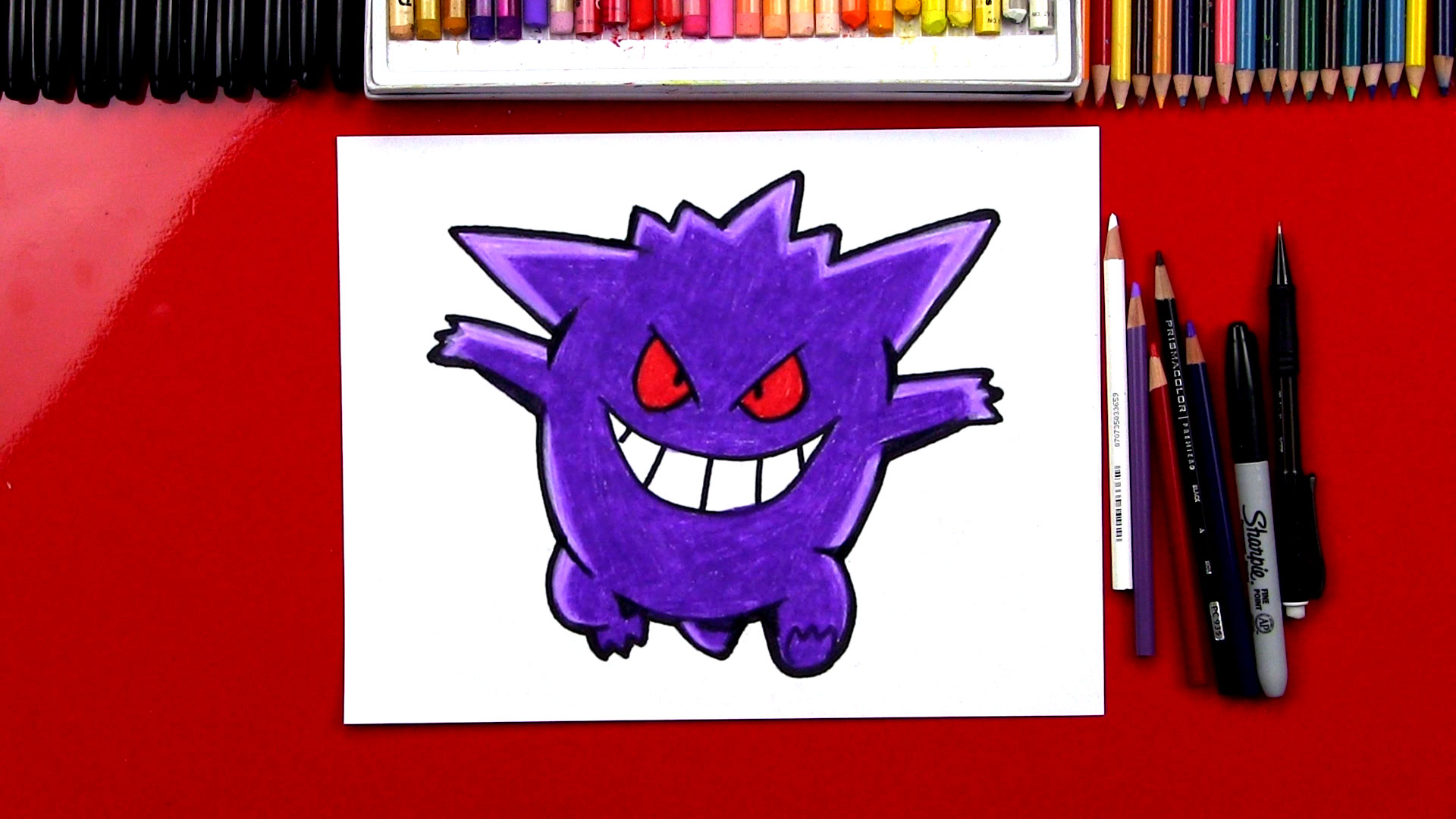 1920x1080 How To Draw Gengar Pokemon