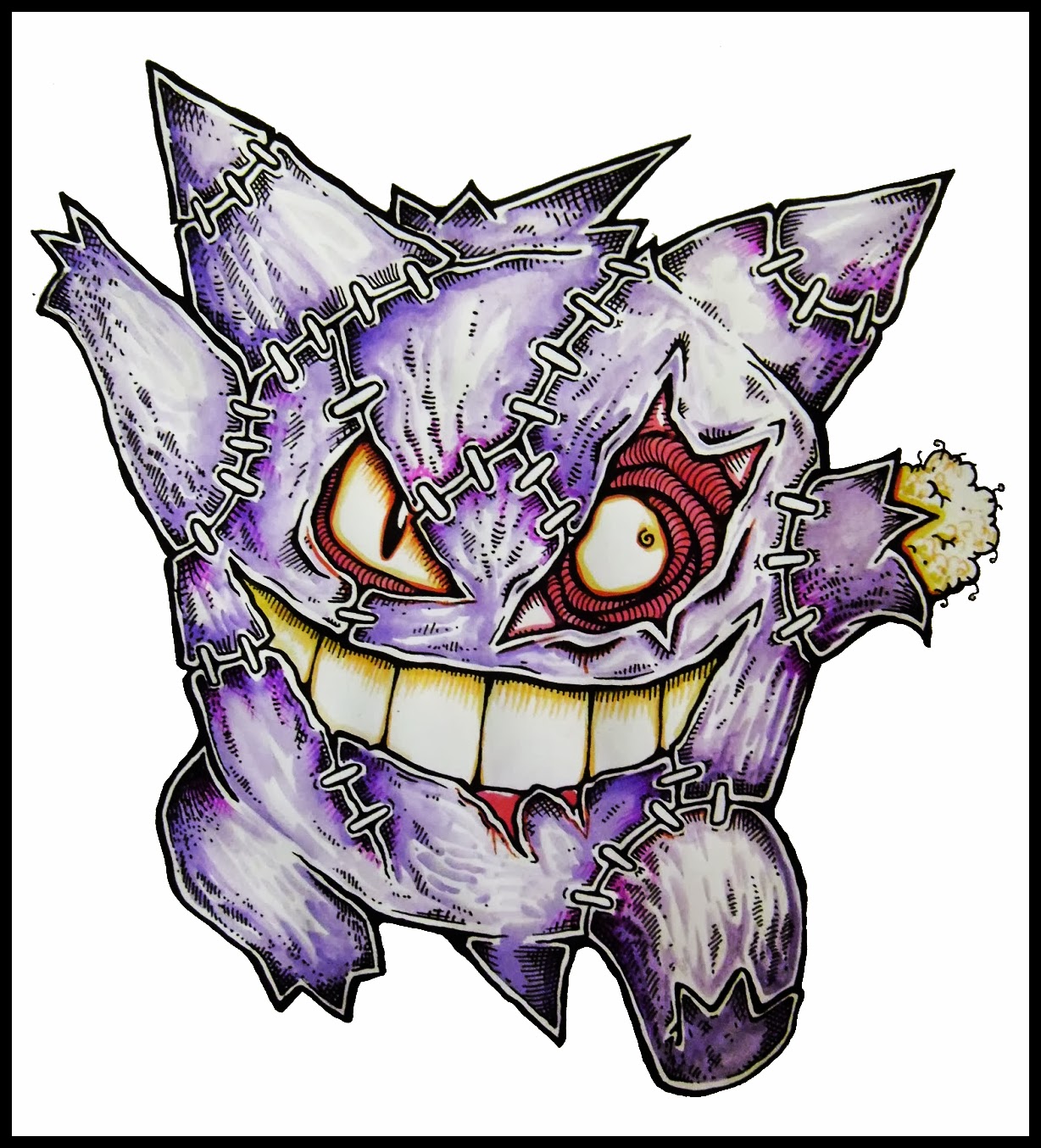 1228x1354 New Zombie Pokemon Drawings Daryl Hobson Artwork