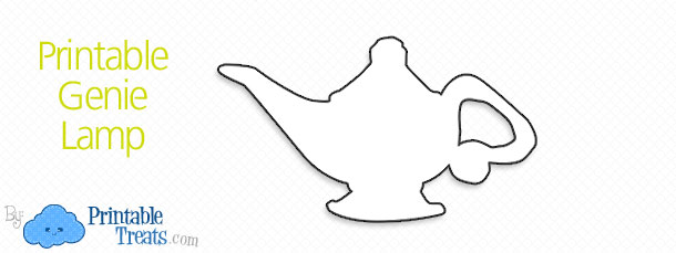 610x229 Printable Genie Lamp Printable