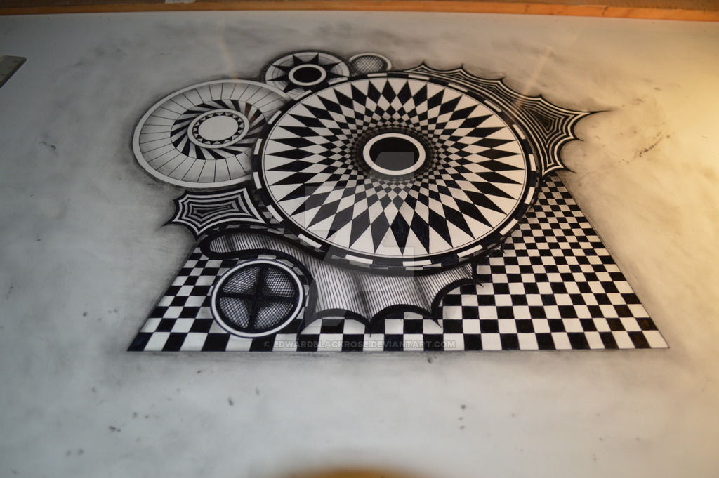 1024x681 Geometric Drawing By Edwardblackrose