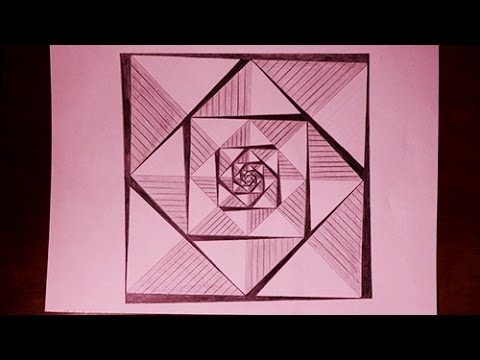 480x360 How To Draw Easy Geometric Square Patterns Painting