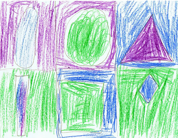 600x466 Organic And Geometric Shapes Drawing Lessons For Kids Kinderart