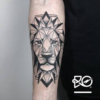 384x384 Image Result For Geometric Lion Drawing Tattoo