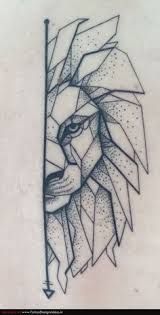 160x315 Resultado De Imagem Para Geometric Lion Drawing Tatuagens Em