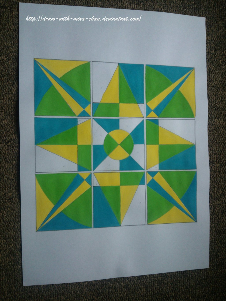 768x1024 Drawing With Geometric Shapes Drawing Using Geometrical Shapes