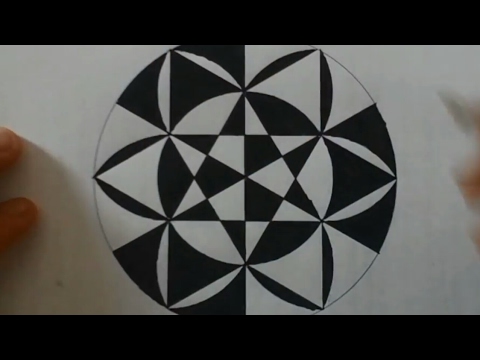 480x360 The Art Of Drawing Circles ( Geometrical Shapes ) Desen