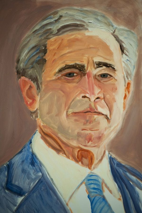 600x901 George W. Bush Selfie Art Art Therapy And Paintings