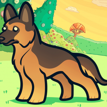 220x220 How To Draw How To Draw A German Shepherd For Kids