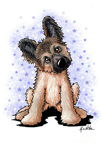 208x300 German Shepherd Drawings Fine Art America