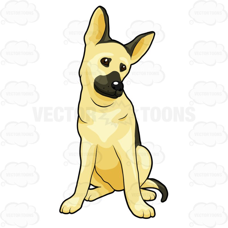 German Shepherd Puppy Drawing at GetDrawings | Free download