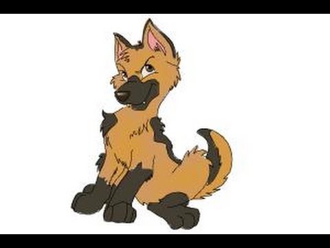 480x360 How To Draw A German Shepherd Puppy