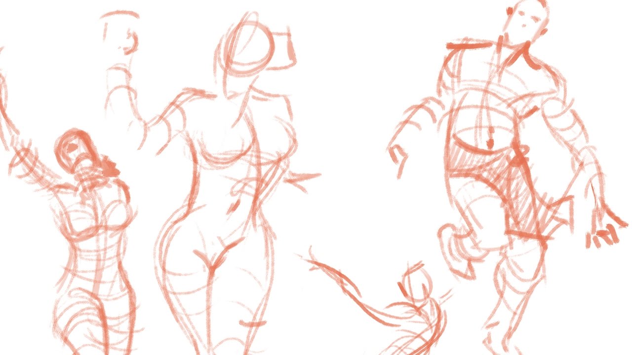 1280x720 Figure Drawing Part 1 Gesture Drawing
