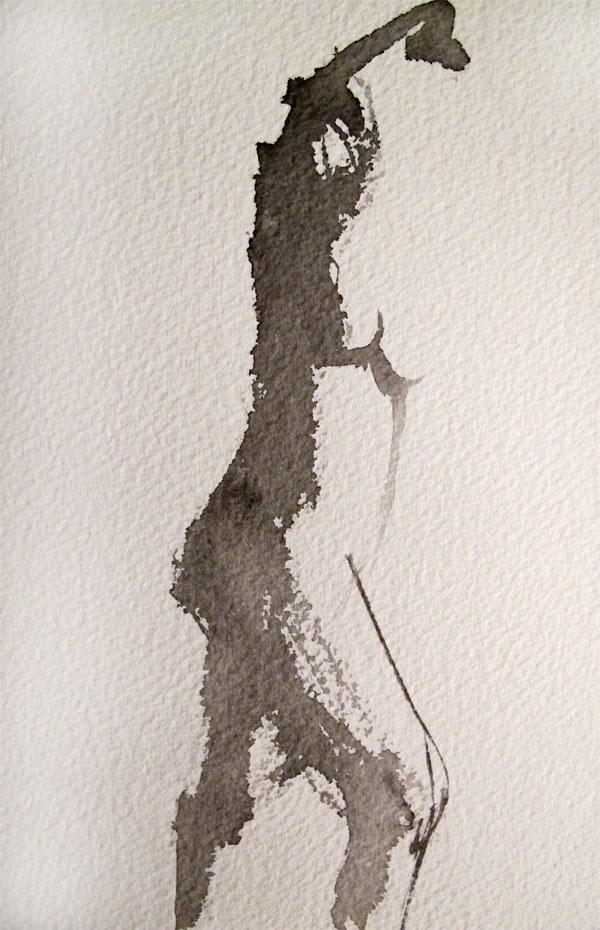 600x930 Gesture Figure Drawing In Ink Sketches, Paintings And Studies