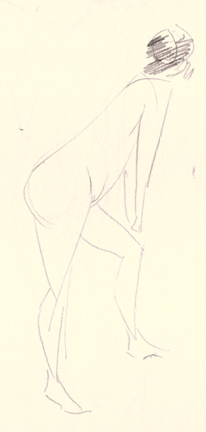 300x627 Gesture Drawings From Figure Drawing Session