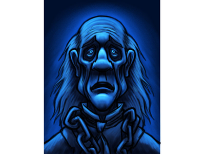 400x300 Ghost Of Jacob Marley From Christmas Carol Cartoon Character