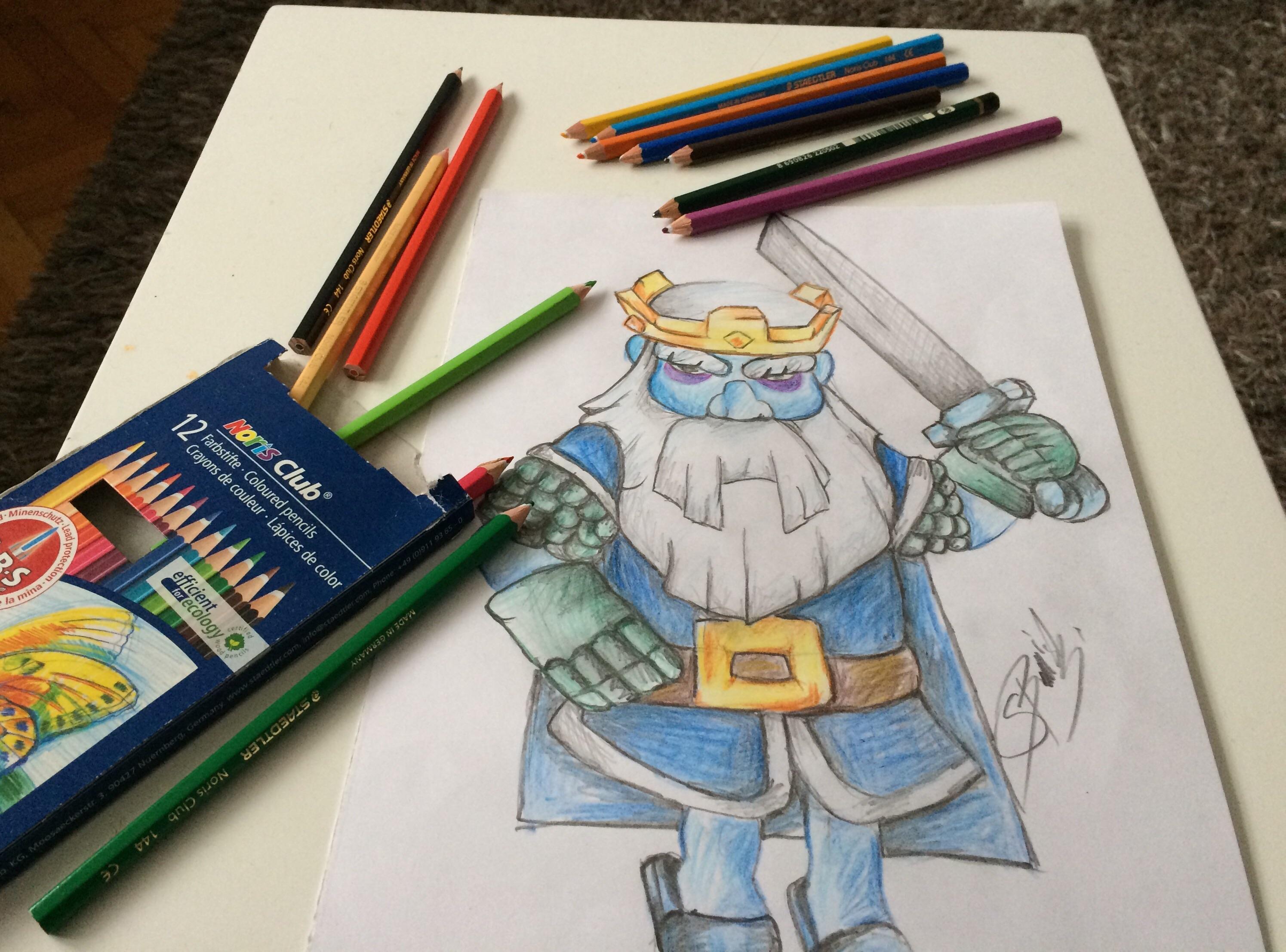 2990x2214 Royal Ghost Drawing By Me Clashroyale