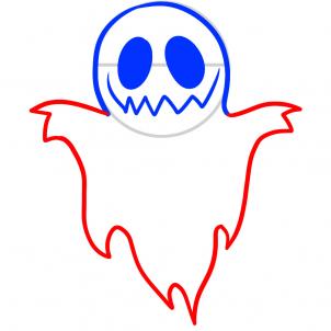 302x302 How To Draw How To Draw A Ghost For Kids