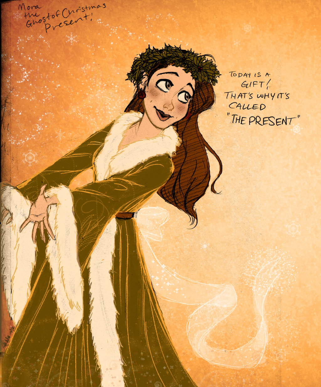 1024x1235 As The Ghost Of Christmas Present By S0alaina