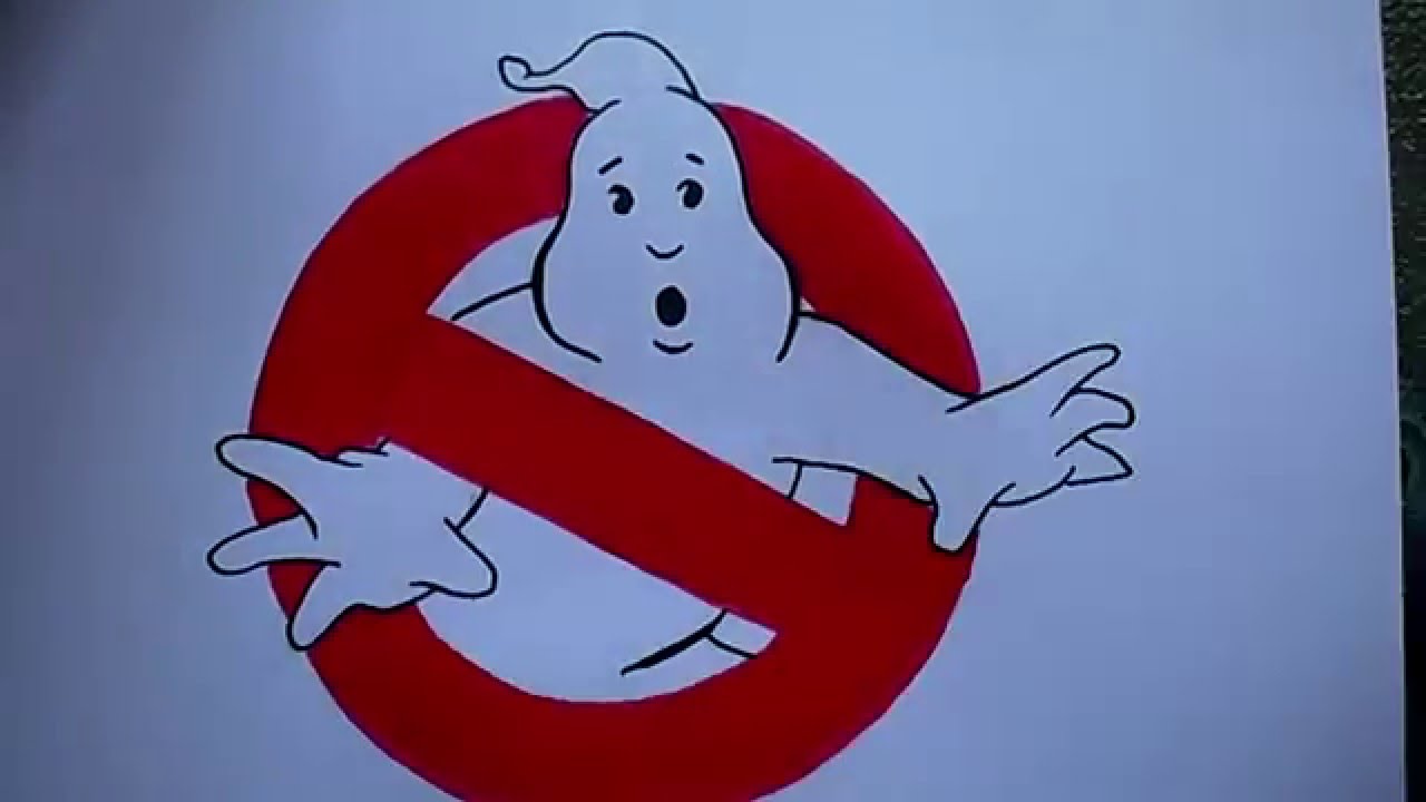 1280x720 How To Draw The Ghostbusters Logo