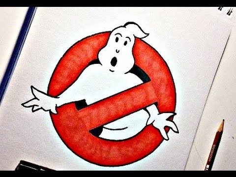 480x360 How To Draw The Ghostbusters Logo