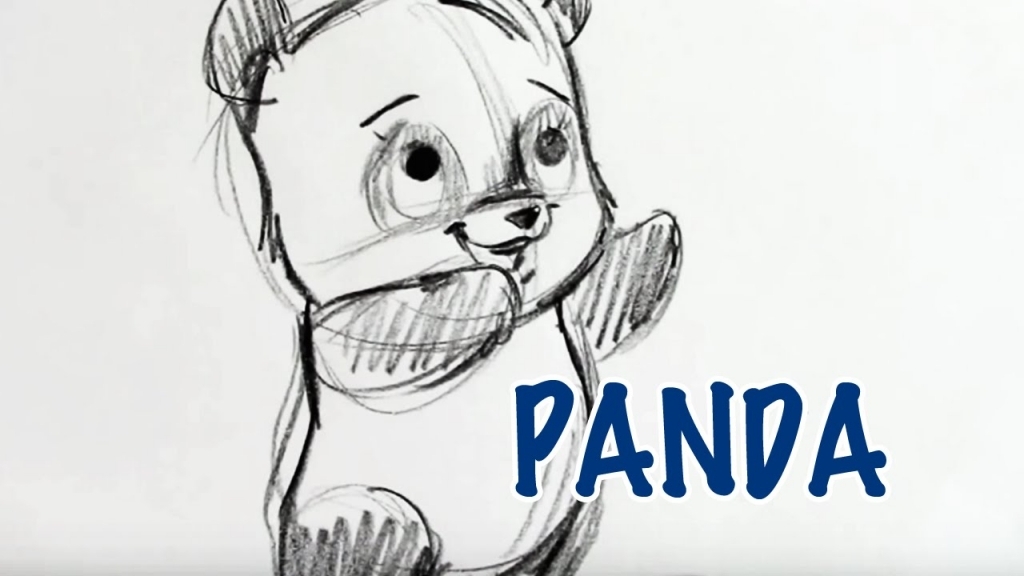 1024x576 Pencil Drawings Of Pandas How To Draw A Panda Step Step Youtube