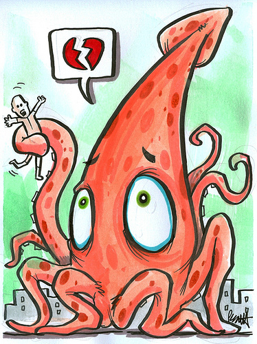 Giant Squid Drawing at GetDrawings | Free download