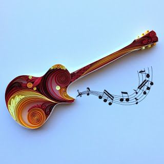 320x320 04 Gibson Les Paul Sena Runa Drawing And Quilling A Match Made