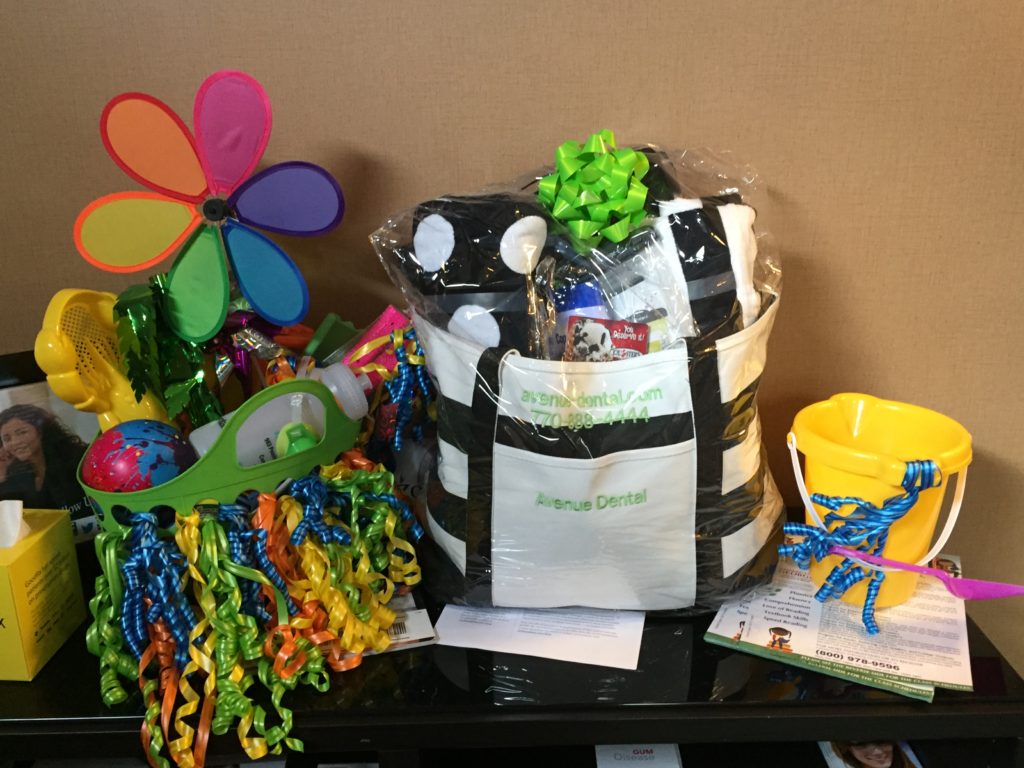 1024x768 Avenue Dental Summer Gift Basket Drawing