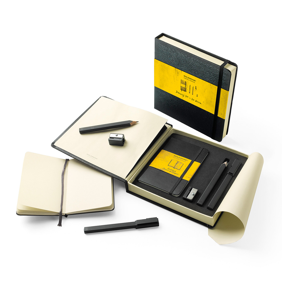 1200x1200 Gift Box Drawing Set By Moleskine