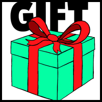 200x200 How To Draw Gifts Amp Presents With Bows Amp Wrapped With Easy Step By