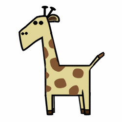 250x250 Drawing A Cartoon Giraffe