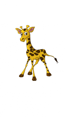 215x382 How To Draw A Baby Giraffe Steve From Jungle Buddies, Cartoons